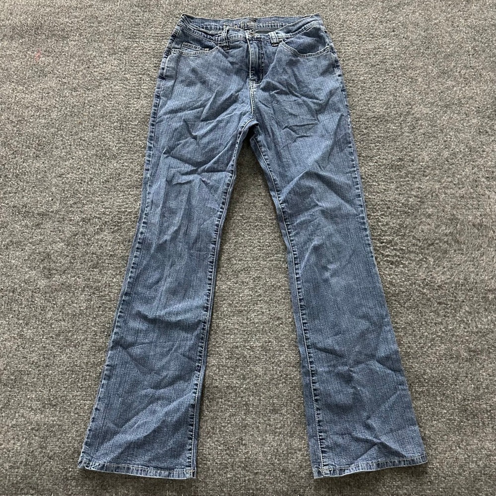Ethyl Jeans Womens Size 8 Blue Classic Bootcut Stretch Denim Casual Mid